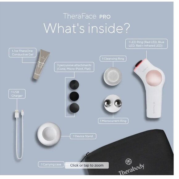 Therabody TheraFace PRO Device - White- BRAND NEW Sealed in Box - Picture 5 of 9